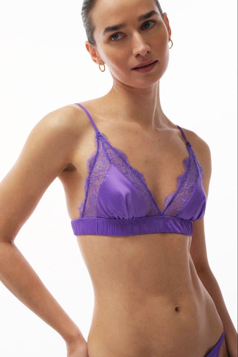 Triangolino Love Lace viola Love Stories