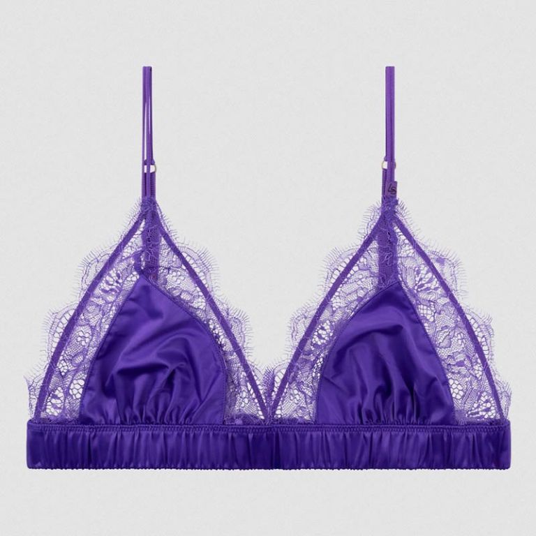Triangolino Love Lace viola