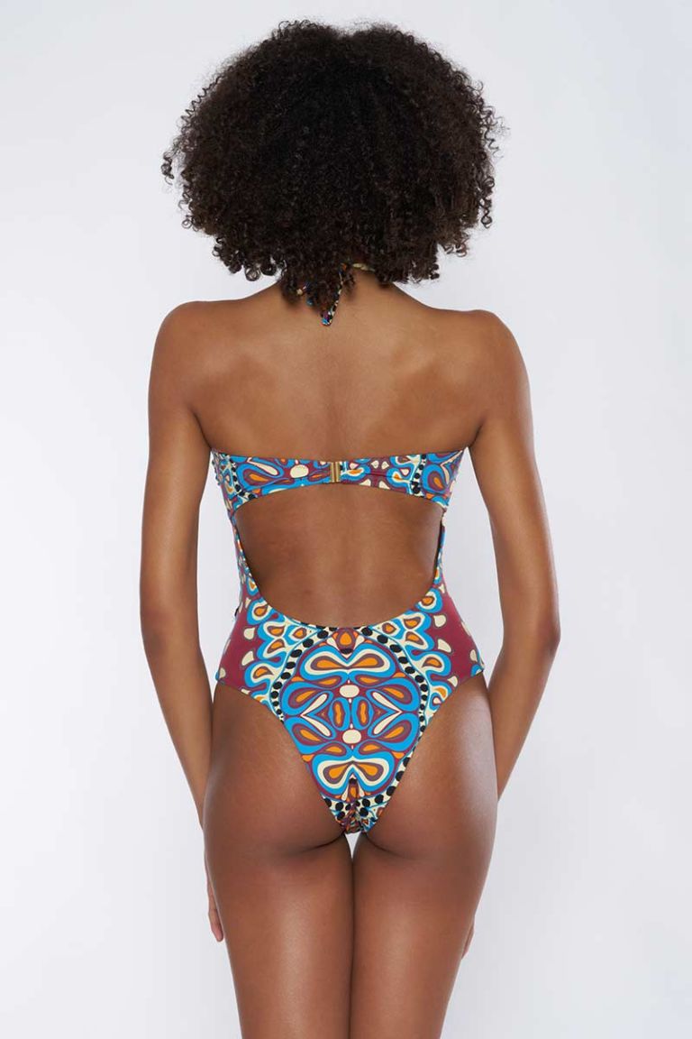 Costume intero torchon in perline