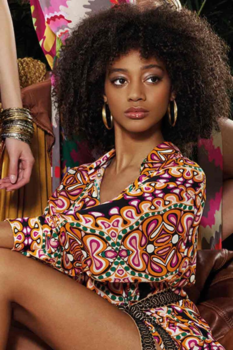 Mini abito a camicia con cintura Miss Bikini Luxe