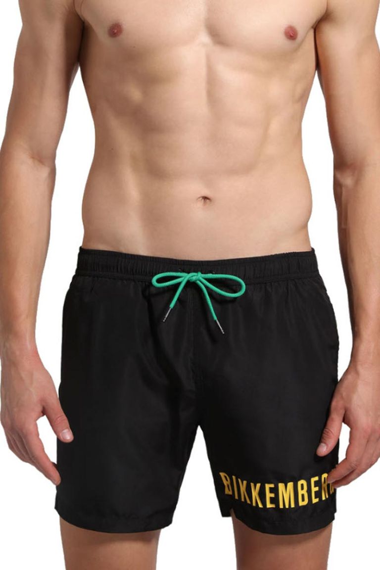 Boxer mare tessuto vela black Bikkembergs