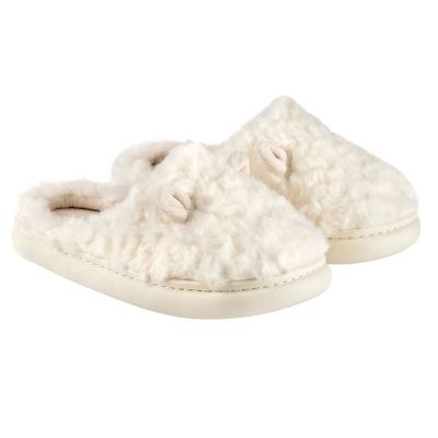Ciabattina eco-fur orecchie
