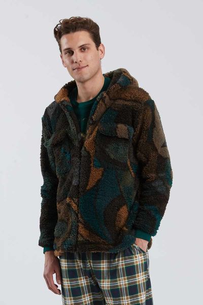 Giacca full Zip cappuccio pelliccia