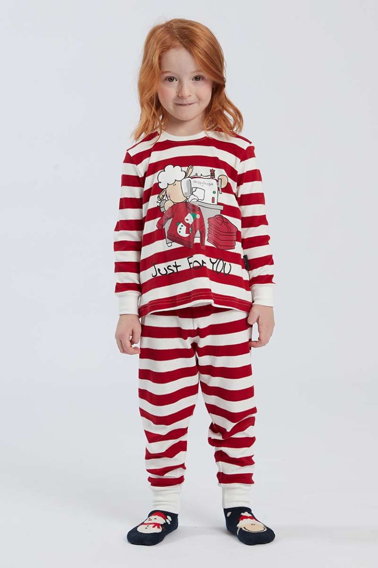 Pigiama bimba girocollo riga Prenatale Happy People