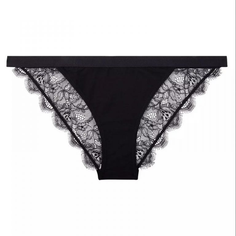 Wild Rose Brief Black