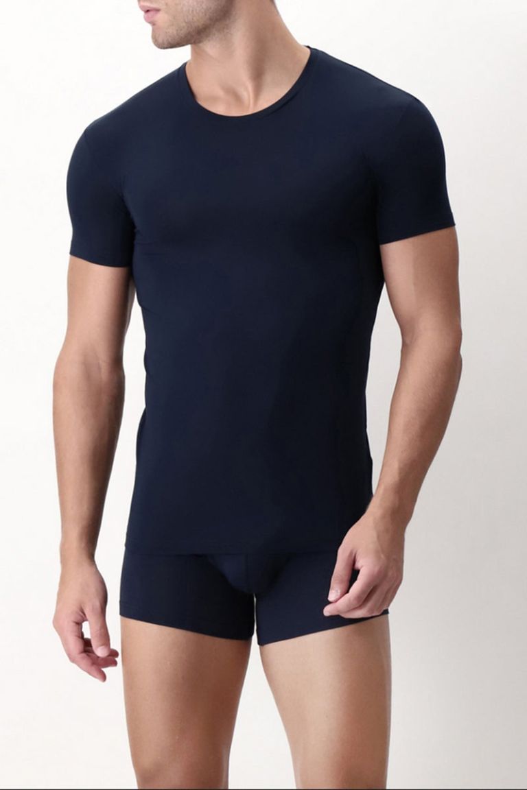 T-shirt girocollo in Modal elasticizzato X-Touch Perofil