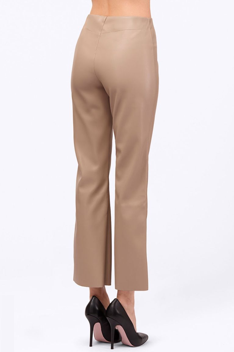 Pantalone ecopelle Stacey dune