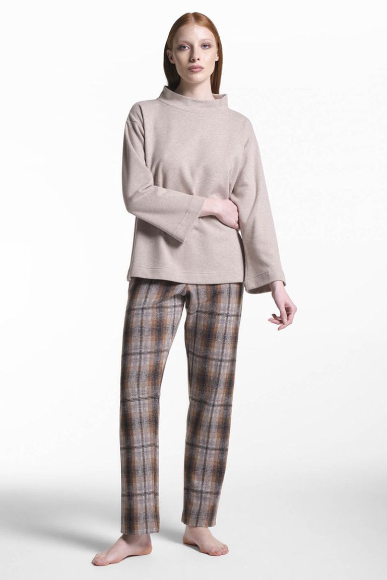 Tuta casa punto milano tartan Verdiani