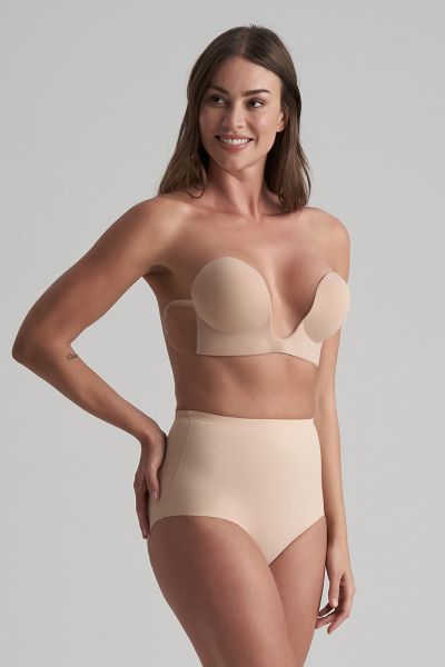 Seamless u-style bra skin