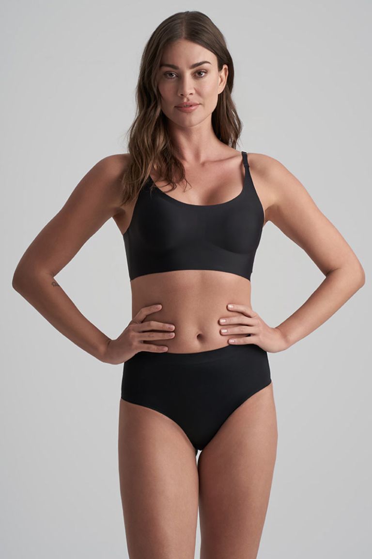 Reggiseno multifunzione scollo tondo black Bye Bra