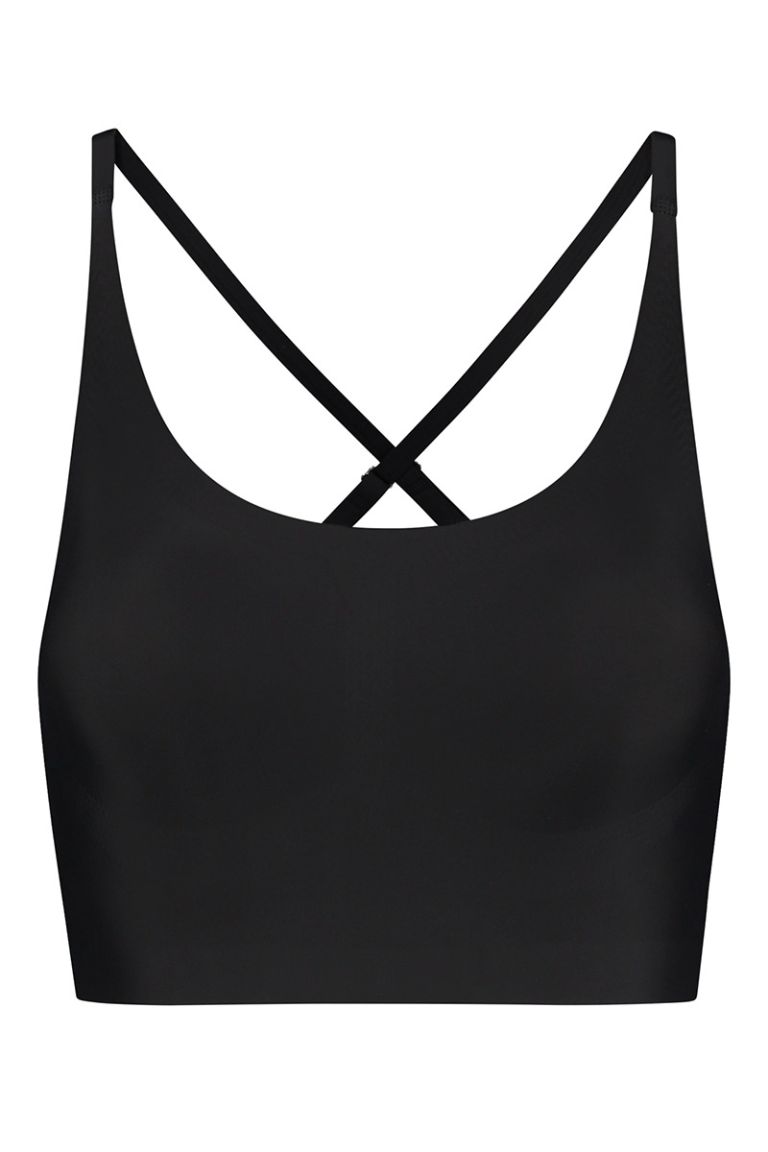 Reggiseno multifunzione scollo tondo black