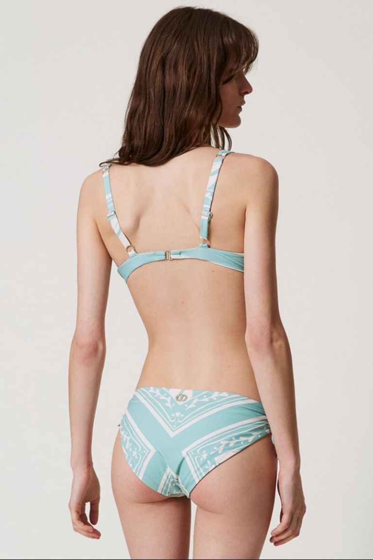 Bikini ferretto cup C stampa foulard