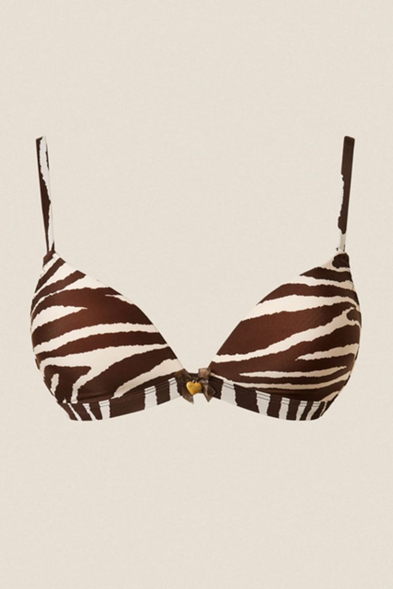 Triangolo imbottito Zebra print