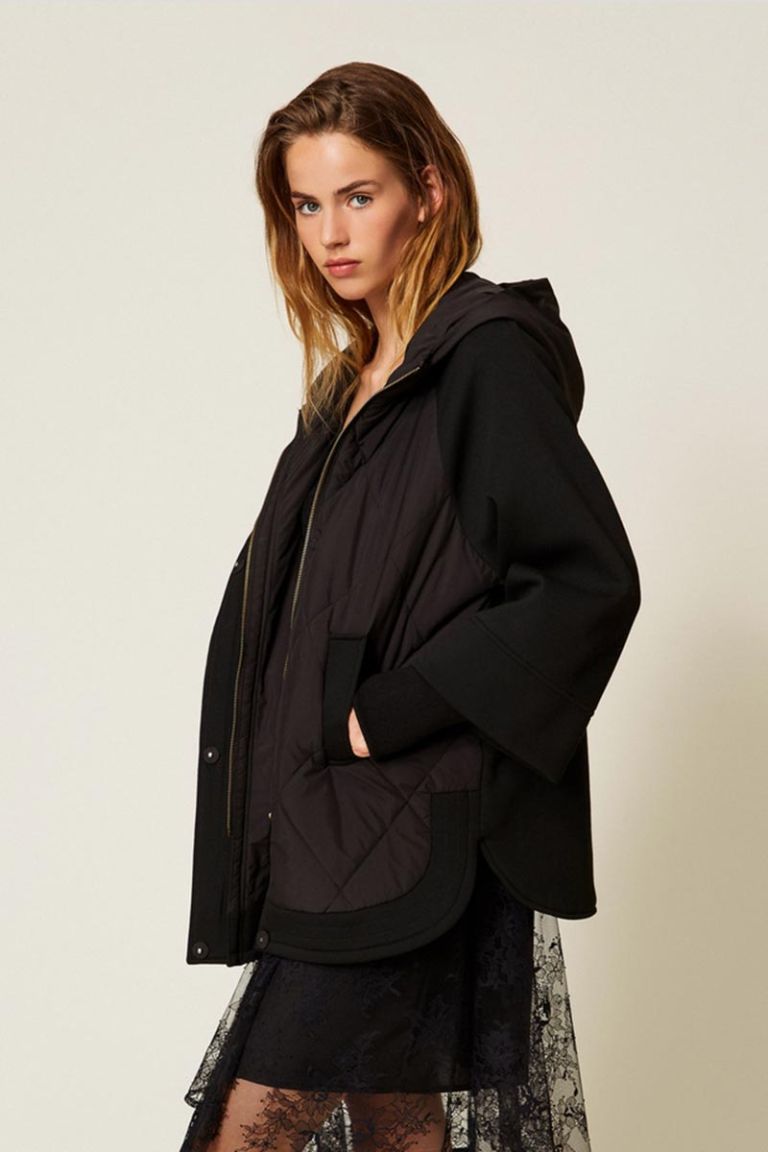 Caban in tessuto scuba