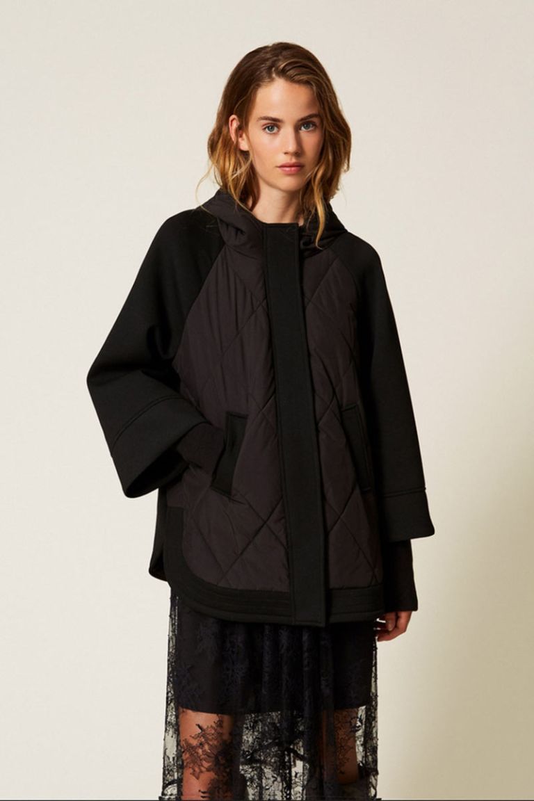 Caban in tessuto scuba