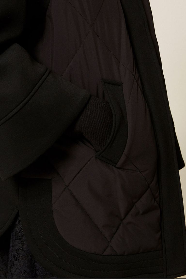 Caban in tessuto scuba