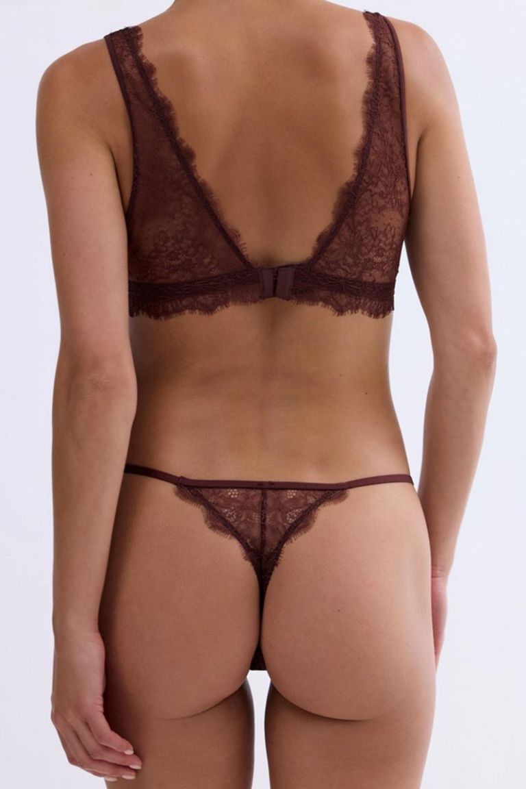 Perizoma Roomservice dark brown Love Stories