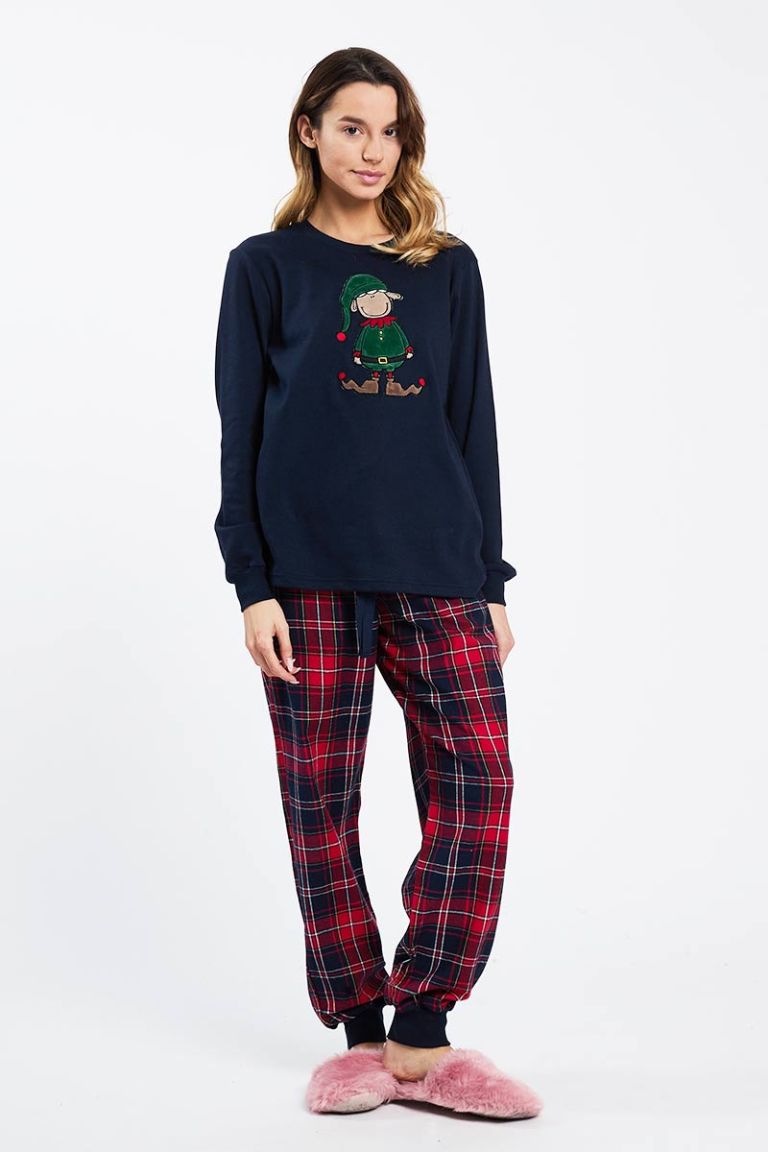 Pigiama girocollo donna Prenatale Happy People