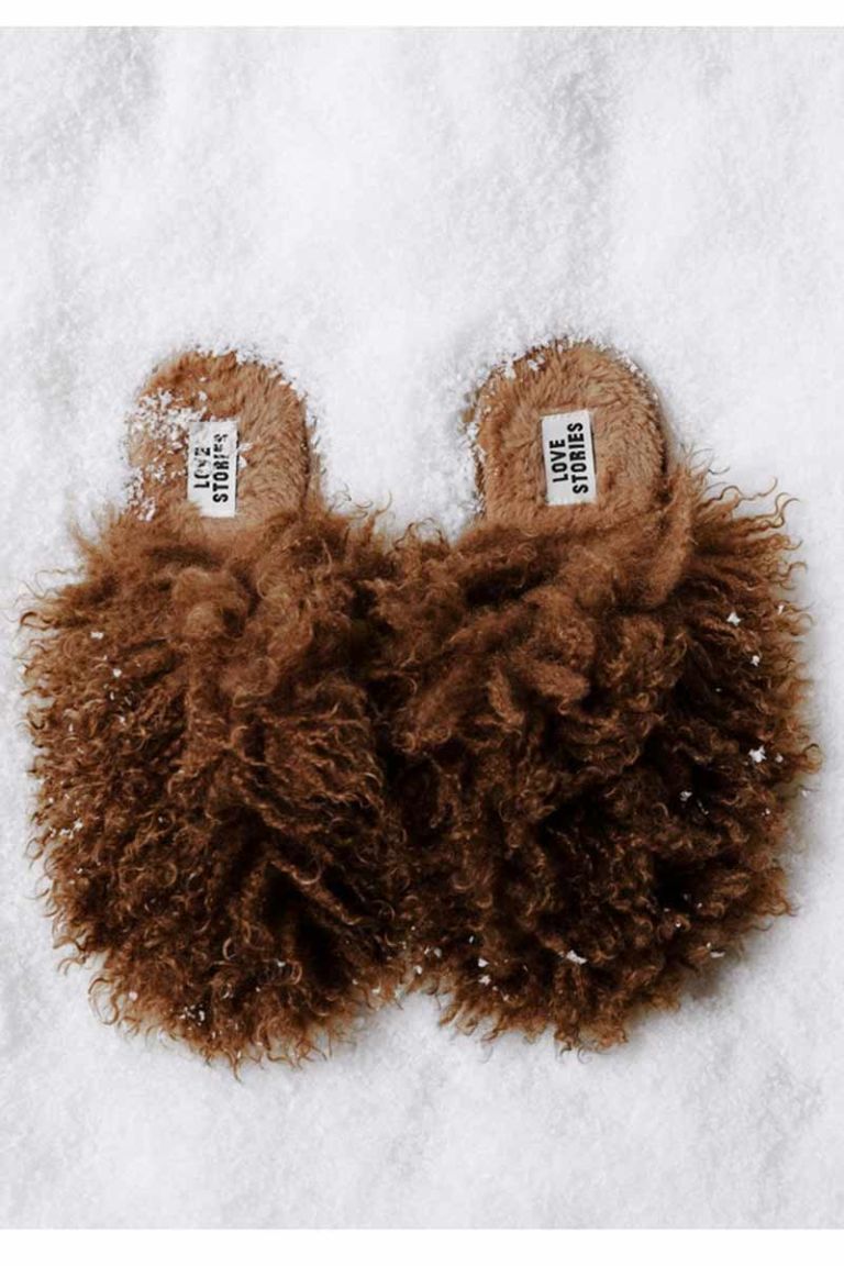 Ciabattina ecopelliccia Love Stories