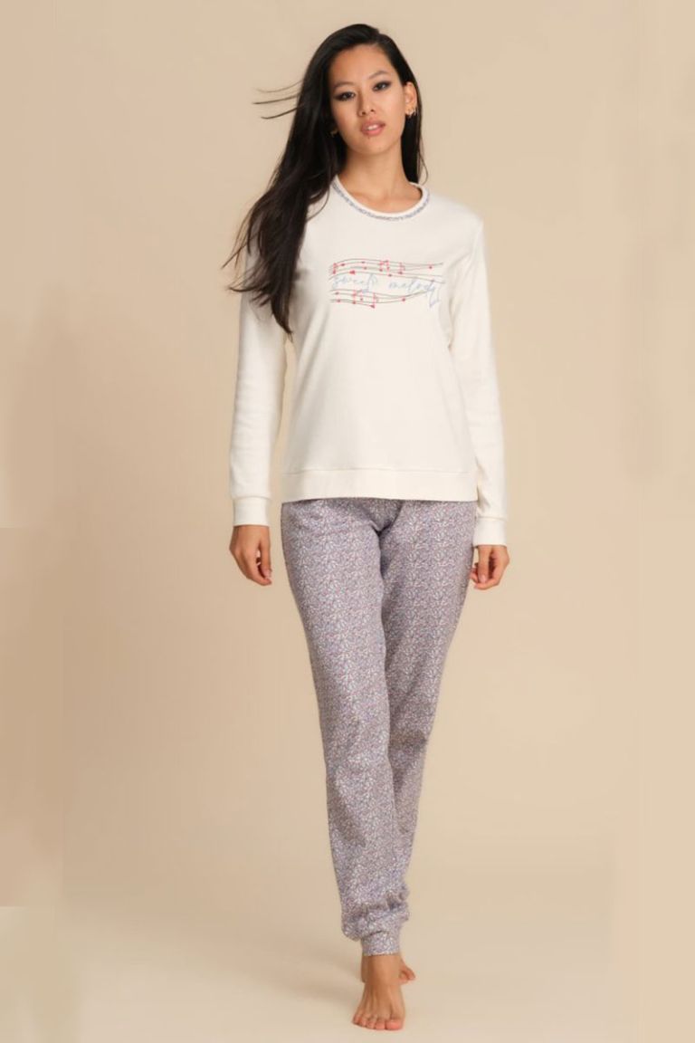 Pigiama caldo cotone Frida Pepita