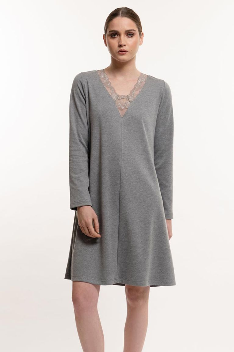 Camicia alabastro cotone interlock Verdiani