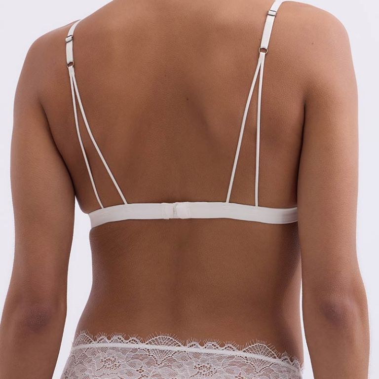 Triangolino pizzo Gwen white