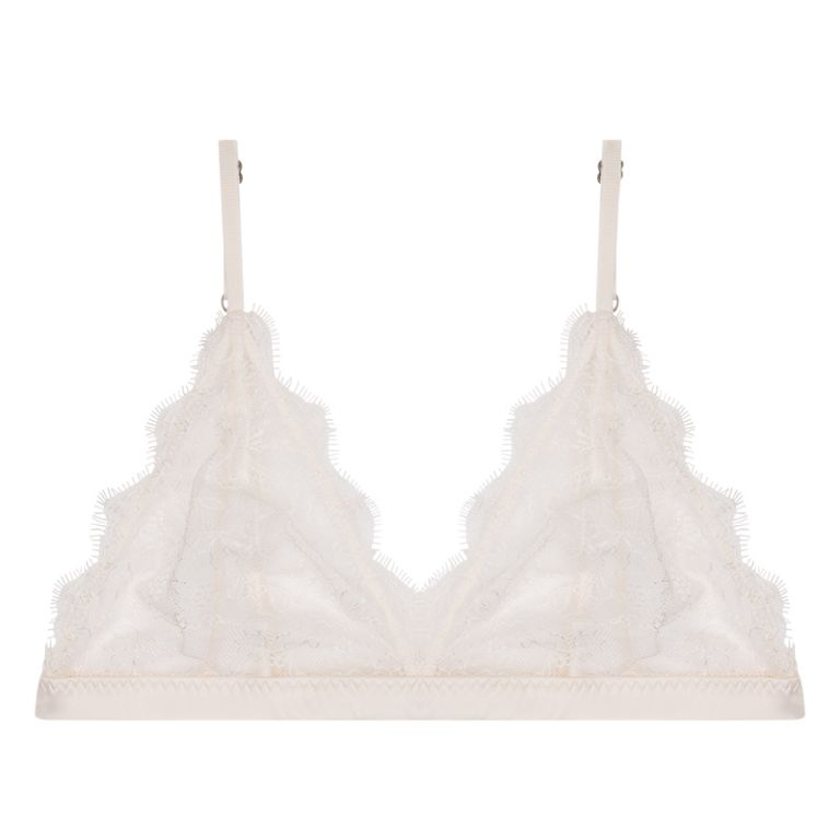 Triangolino pizzo Gwen white