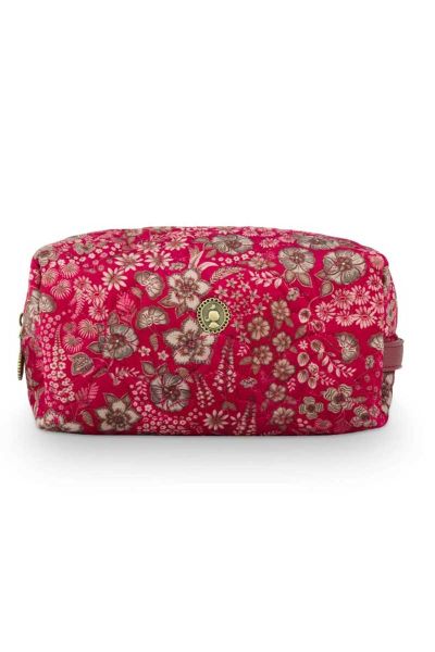 Cosmetic bag Coco flower red