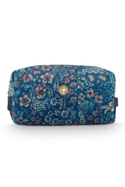 Cosmetic bag Coco flower blue