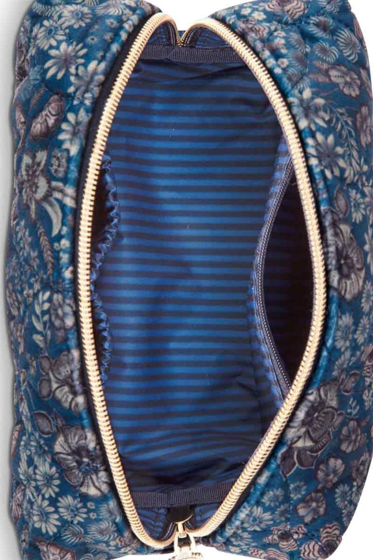 Cosmetic bag Coco flower blue