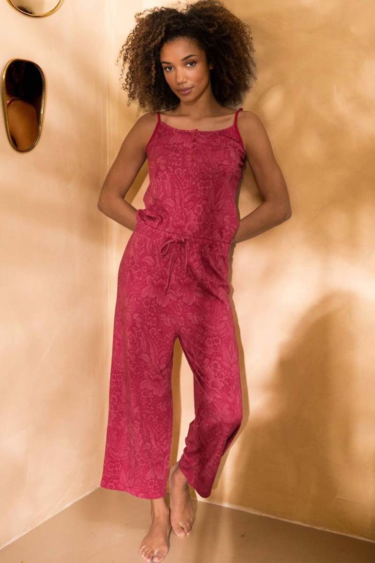 Jumpsuite Casa dei fiori red Pip Studio