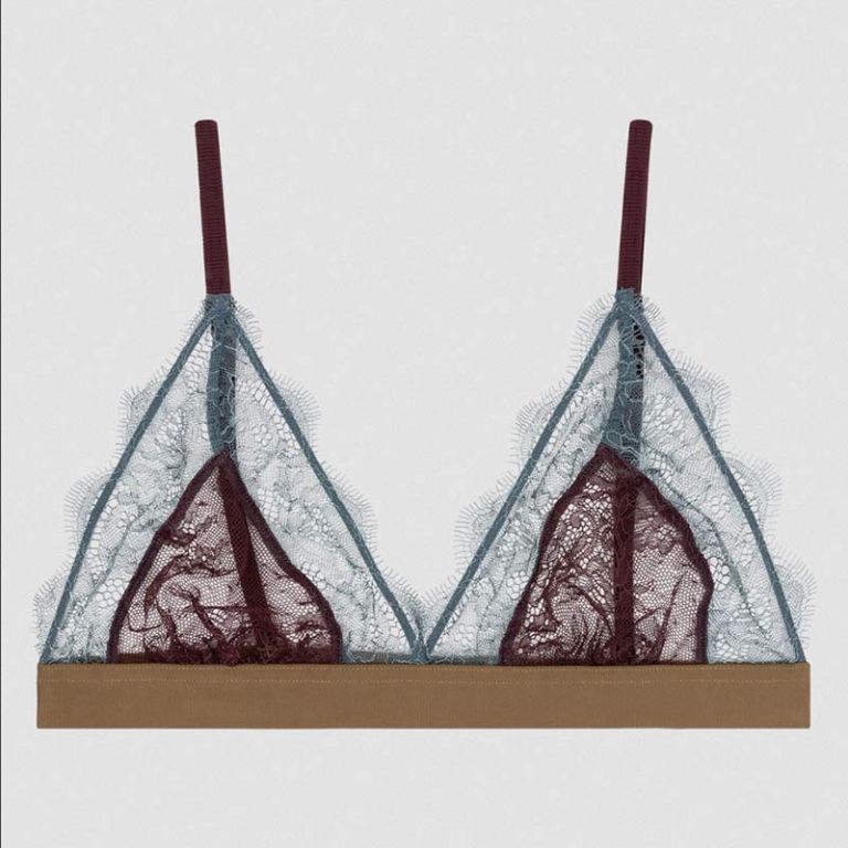 Triangolino Love Lace bordeaux