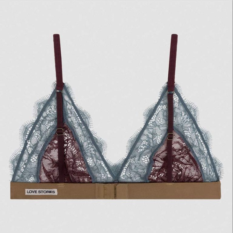 Triangolino Love Lace bordeaux
