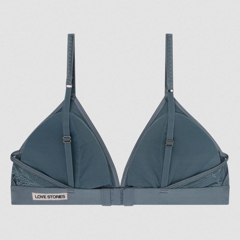 Triangolo imbottito Darling grey blue