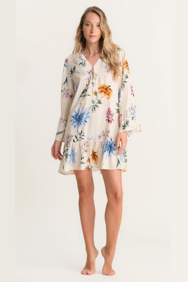 Kaftano fantasia floreale Liza Pepita