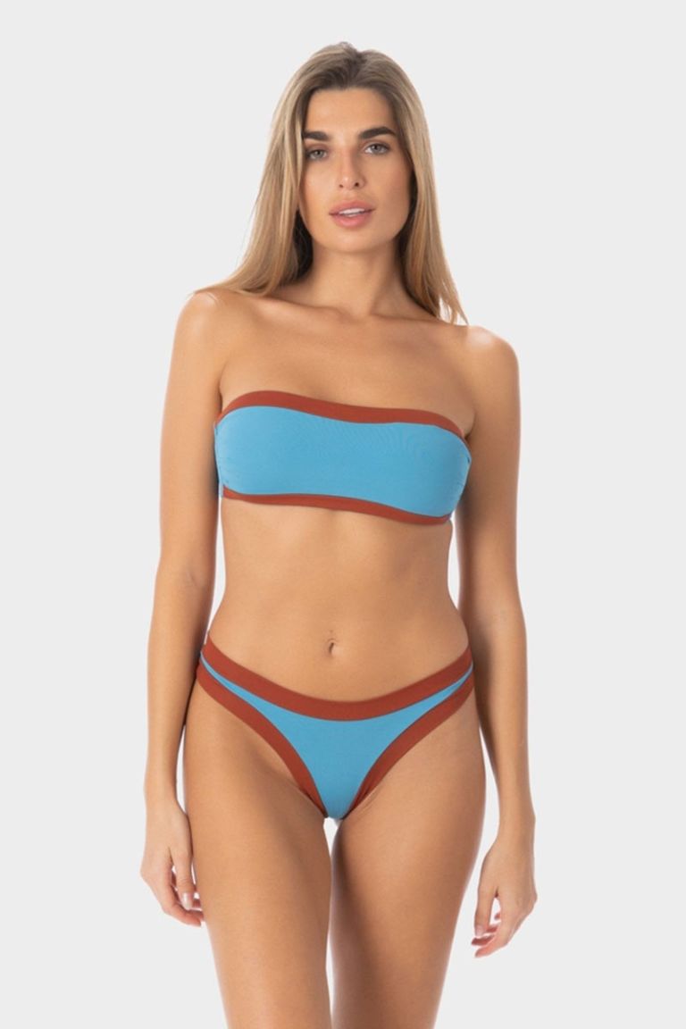 Bikini fascia bordato Raggianti