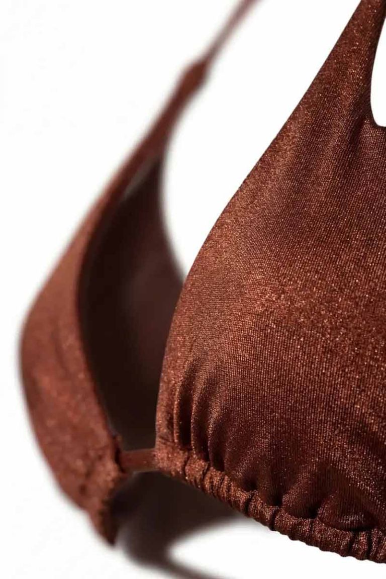Bikini triangolo cut-out gloss