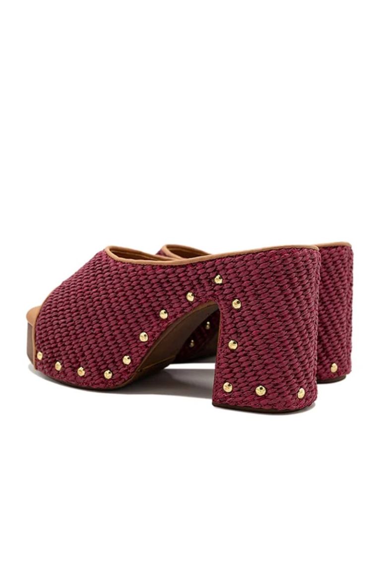 Zoccolo in rafia Cherry Amelia