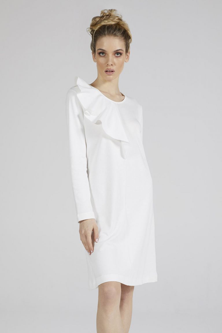 Camicia Cotone Interlock Rouches