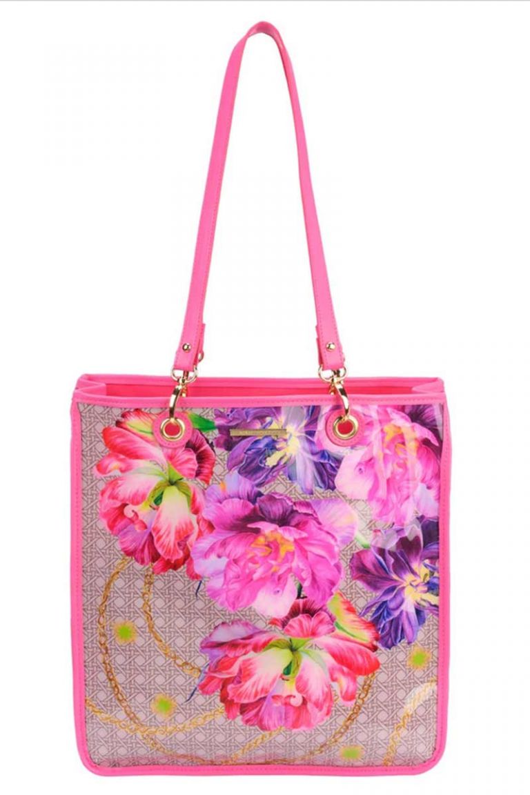 Borsa Shopper PVC rosa