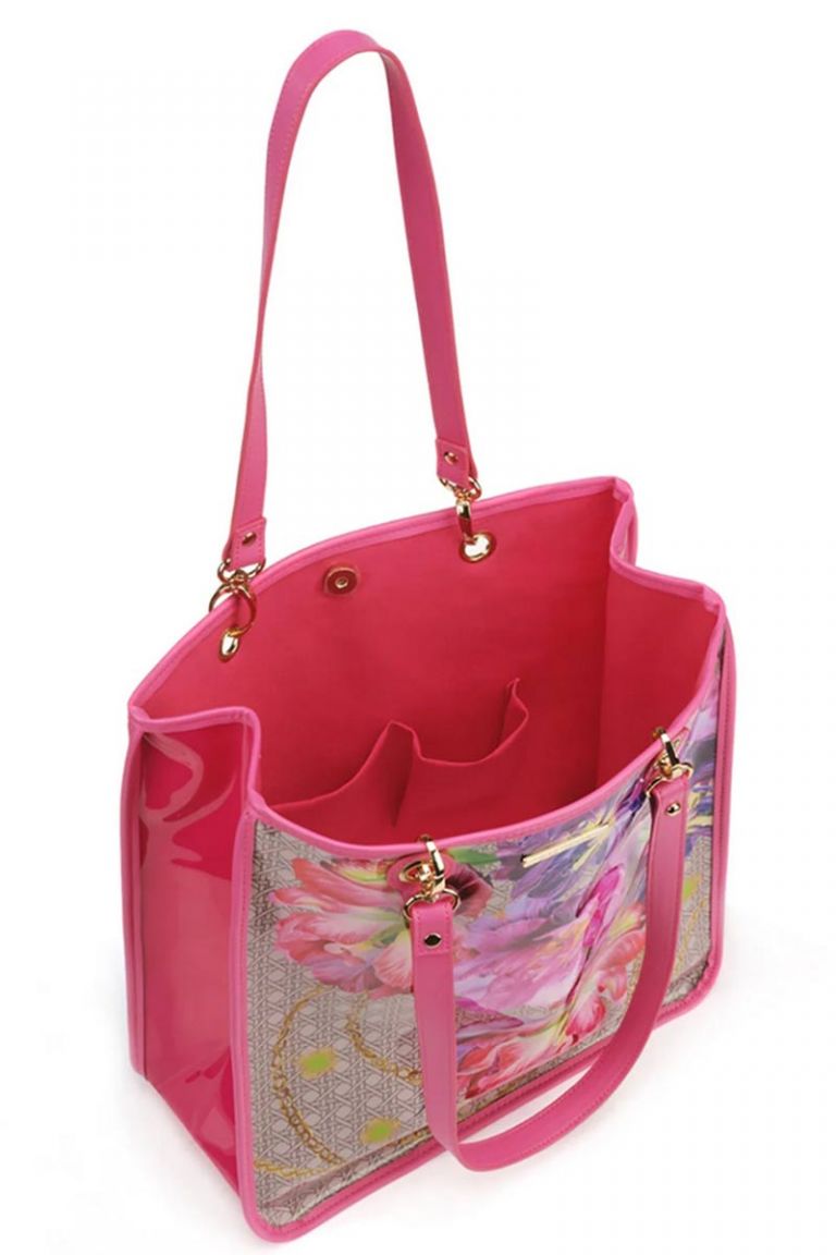 Borsa Shopper PVC rosa