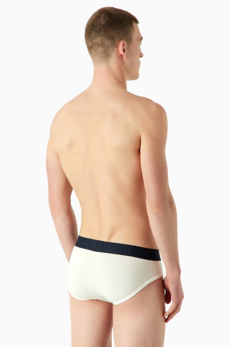 Slip cotone organico elastico logato