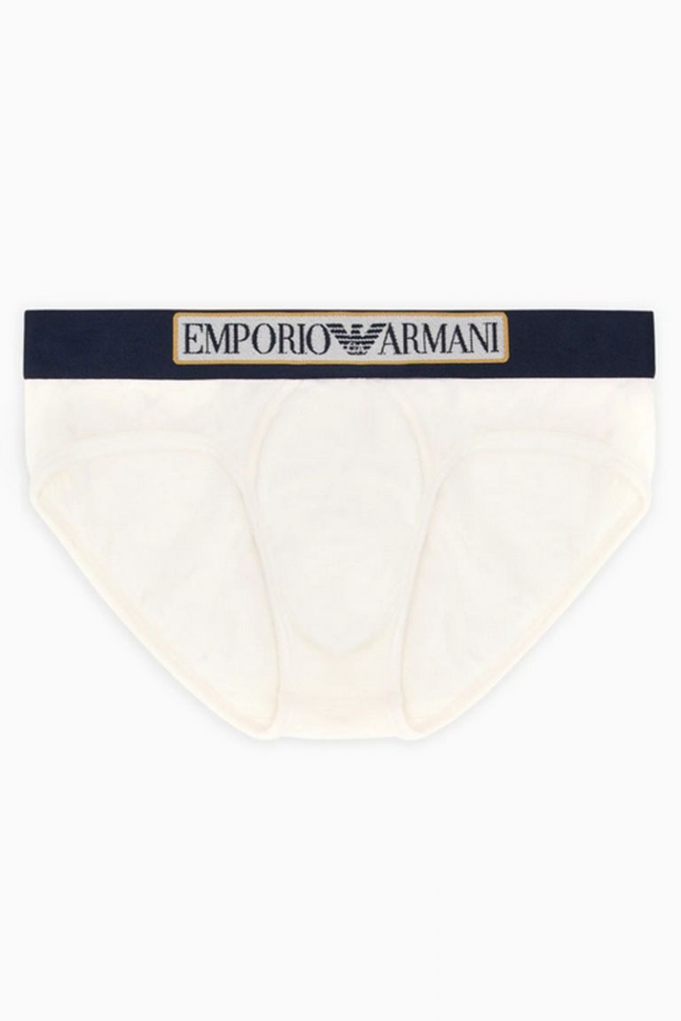 Slip cotone organico elastico logato