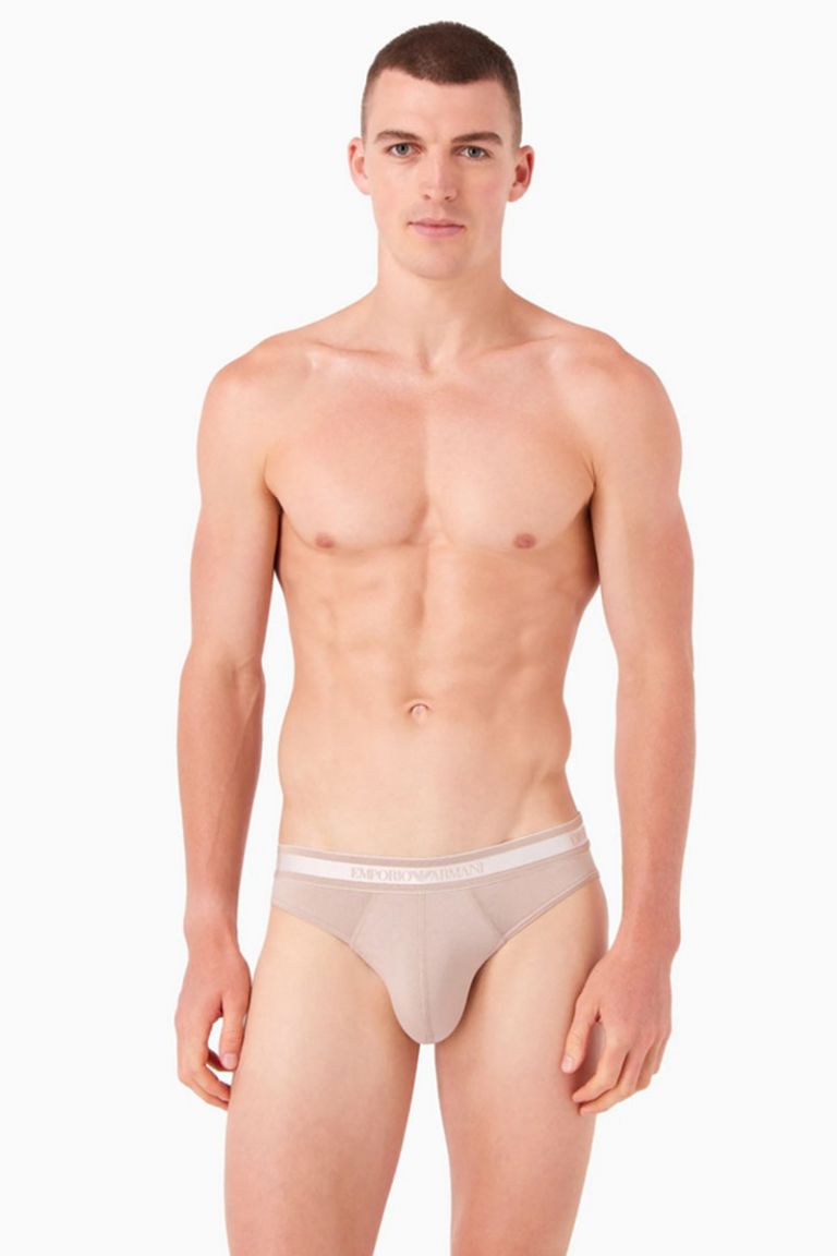 Slip corda in cotone organico Emporio Armani