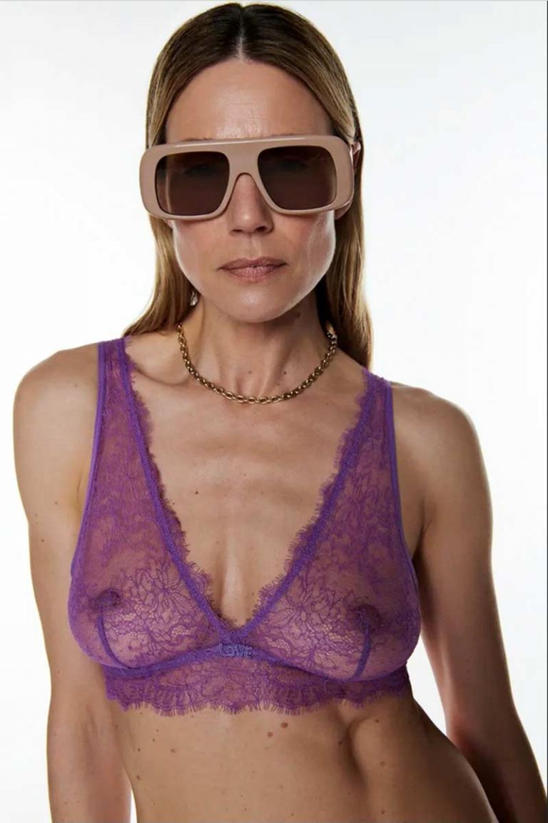 Bralette in pizzo Cherie Lilla