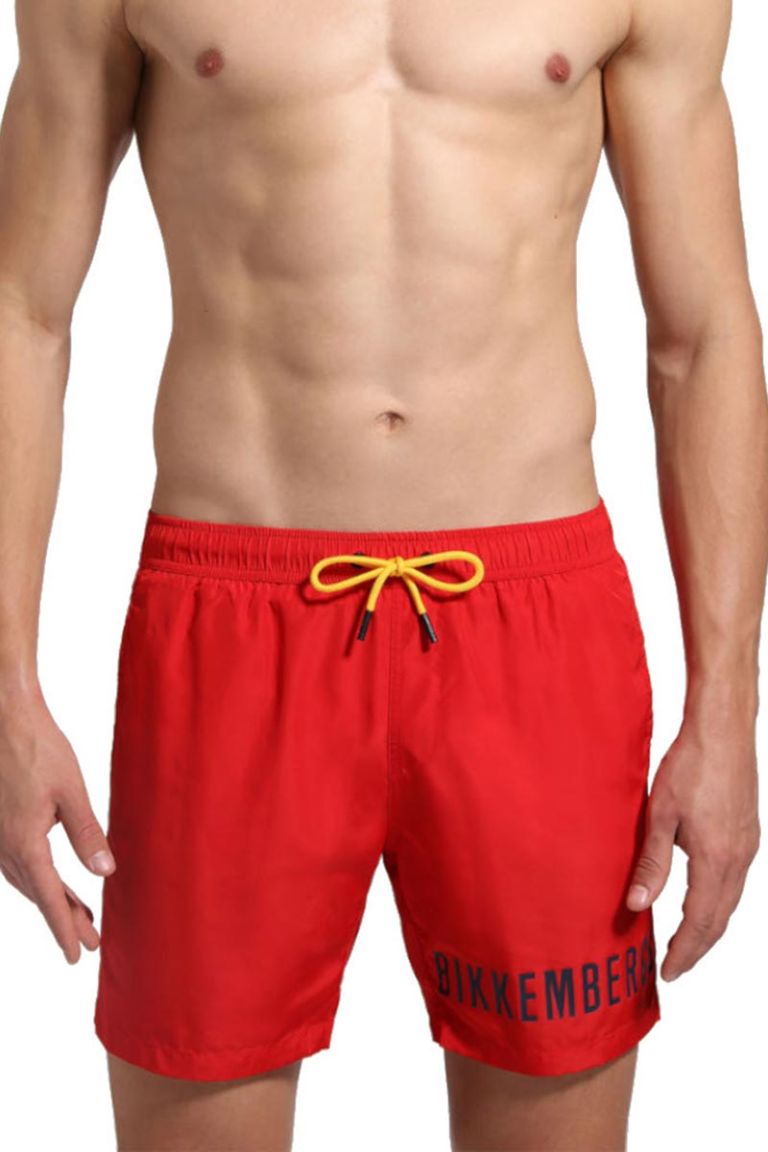 Boxer mare tessuto vela red Bikkembergs